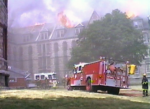 Fire Engines at Worcester State Hospital